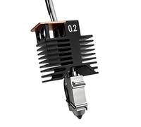 Riuulity Kit Hotend de Impresora 3D Actualizado para Impresión Rápida de Alto Flujo con Boquilla de 0,2 Mm para Snapmaker U1 All Metal Kit