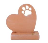 Riuulity Lápida Conmemorativa para Perros, Escultura Personalizada con Marcador de Tumba para Perros en Forma de Corazón para Jardín, Patio, Simpatía Expresa Al Aire Libre