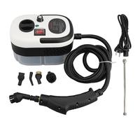 Riuulity Limpiador de Portátil 2500w 3 Bar 105 ℃ Limpiador de Caliente, Tanque de Agua de 1.2l 6 Engranajes, Boquilla Ajustable para Lavado de Cocina para (EU enchufe 220V)