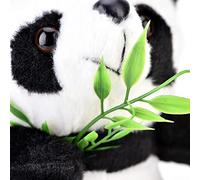 Riuulity Linda Muñeca de Peluche Panda, para Niñas, Material Suave y Saludable, Buena Compañía para Niños y Bebés, Muñeca Animal
