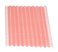 Riuulity Lomos de Encuadernación de Alambre A4 de Plástico Cortable para Bricolaje, 10 Piezas, 30 Orificios, 12 Mm de Diámetro, Diseño de Bloqueo de Columna Cerrada para Organizar Papeles y