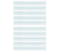 Riuulity Lomos de Encuadernación de Alambre A4 de Plástico Cortable para Bricolaje, 10 Piezas, 30 Orificios, 12 Mm de Diámetro, Diseño de Bloqueo de Columna Cerrada para Organizar Papeles y