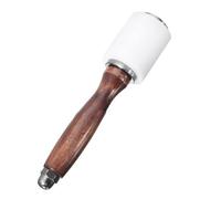 Riuulity Mazo para Tallar Cuero Duradero, de Madera Suave, Martillo Artesanal Resistente para Impresión o Corte de Artesanía de Cuero