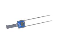 Riuulity Medidor de Humedad Digital de Pantalla LCD Portátil, Detector de Humedad de Granos Multifuncionales con Pantalla LCD de Luz de Fondo y Compensación