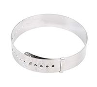 Riuulity Medidor de Tamaño de Pulsera de Acero Inoxidable con Herramienta de Medición Ajustable de 15-23 Cm para Medir la Muñeca