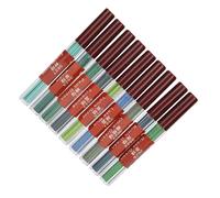 Riuulity Minas de Lápices de Colores de 2,0 Mm, Núcleo Automático Duradero para Diseño de Ingeniería de Anime, Redondo, Fácil de Dibujar Colores Brillantes, 8 Piezas para Portaminas, Adecuado para