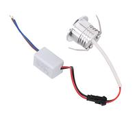 Riuulity Mini Luces LED Empotrables, Foco COB de 3 W, Cuerpo de Lámpara Plateado, Disipación de Calor Estable, Pequeño Empotrado con Alta Transmitancia para Techos Interiores (Luz Natural 4000K)