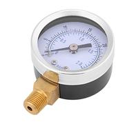 Riuulity Mini Manómetro Hidráulico Compacto 0-30psi 0-2bar Herramienta de Medición de Presión para Líquidos No Corrosivos
