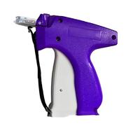 Riuulity Mini Pistola para Dobladillos de Puntada, Fijador Rápido de Ropa de Metal Fuerte para Telas Delicadas a Resistentes (PURPLE)