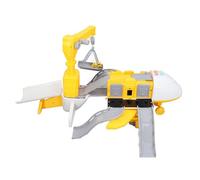 Riuulity Modelo de Avión para Niños con Función Transformadora, Modelo de Avión de Pasajeros Resistente a Caídas, Juguete de Ensamblado de Gran Tamaño para Disfrutar sin Fin del Tiempo de Juego