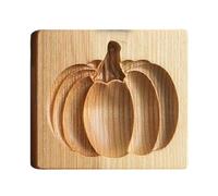 Riuulity Molde para Galletas de Madera Tallada, Perfecto para Hornear Galletas y Pasteles Caseros, Diseños Grabados para Delicias Familiares (#3)
