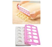 Riuulity Moldes para Ravioles Premium, Paquete de 2, Moldes para Bolas de Masa Fáciles de Usar para Hacer Deliciosos Ravioles y Bolas de Masa, Perfectos para Niños y Adultos, Plástico PP de Calidad