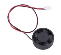 Riuulity Motor Extrusor de Estable -FAN KIT 30X30X10 MM 15000 U/Min DC24V Ventilador de Rodamiento de Bolas Dual para K1 K1C K1 Máximo (Disipador de calor negro)