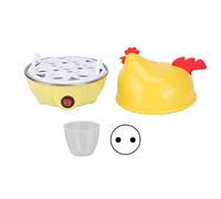 Riuulity Olla Eléctrica para Huevos con Capacidad para 7 Huevos, Caldera Rápida para Huevos con Forma de Pollo, Tiene Función de Apagado Automático, Puede Evitar la Quema en Seco