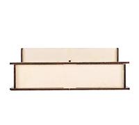 Riuulity Organizador de Herramientas de Cuero, Soporte Duradero para Estudio y Hogar, Estante de Almacenamiento para Caja de Herramientas de Cuero y Costura a Mano para Regalo, 11,3 X 9,6 X 4,1