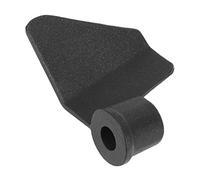 Riuulity Paleta para Máquina de Pan, Cuchilla Agitadora de Aleación de Aluminio de Primera Calidad para Uso Doméstico, Fácil Instalación para Máquina para Hacer Pan, Antiadherente, Color Negro