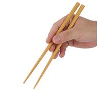 Riuulity Palillos Reutilizables Ecológicos con Diseño Ergonómico para un Agarre Cómodo, Perfectos para el Hogar y el Restaurante, Material de Madera de 23 Cm (1 par)
