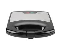 Riuulity Panini Press Maker, Parrilla Eléctrica Panini Press de 800 W con Placa de Aluminio Antiadherente y Táctil Seguro, para Cocinar en Casa Filetes Hamburguesas Desayunos (Enchufe europeo 220V)