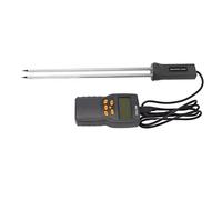 Riuulity Pantalla LCD Medidor de Humedad de Cereal Probador Ahorro de Energía Retroiluminado para Trigo Arroz Maíz Herramientas de Jardín Material ABS