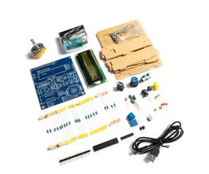 Riuulity Pantalla LCD Medidor de Medición de Capacitancia Conjunto de Práctica de Soldadura para Comprender los Principios de Frecuencia e Inductancia Carcasa de 1,10 Pulgadas (Kit de electrónica de