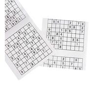 Riuulity Papel Higiénico Impreso Sudoku Novedoso, Rollo de Papel Higiénico de Pulpa de Madera Suave para Juego de Sudoku para el Hogar, 130g/rollo (Como se muestra)