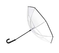 Riuulity Paraguas para Perros y Gatos, Ergonómico, Cadena de Tracción de Acero Inoxidable, Herramienta Impermeable para la Lluvia, Ideal para Dueños de Mascotas, Paraguas Gris Portátil con Asa