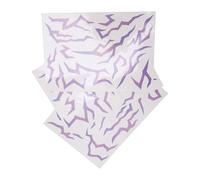 Riuulity Pegatinas Temporales para Cosplay de Danza, Tatuajes Brillantes de Color Morado Fluorescente, a Prueba de Agua, Pegatinas de Maquillaje de 3 a 5 Días de Duración para