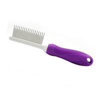 Riuulity Peine Eficaz para Desenredar Dientes Largos y Cortos para Perros Pomerania y Gatos Persas, Dientes Redondeados para una Protección Suave de la Piel Peine para el Cuidado de Mascotas