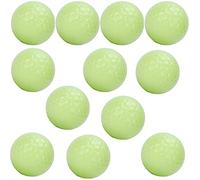 Riuulity Pelotas de Nocturnas Luminosas, Doble Capa Fluorescente, Absorben Automáticamente la Luz, 12 Pelotas de Brillantes, Regalo para Entusiastas del