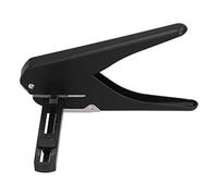 Riuulity Perforadora de Papel Ajustable que Ahorra Mano de Obra para el Hogar de Oficina, Perforadora de Metal para 20 Hojas, de un Orificio para Colección de Confeti (BLACK)