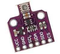 Riuulity Placa de Desarrollo de Sensor de Humedad de Presión Ultrabaja BME680 para Datos Meteorológicos Precisos, Tamaño Compacto, Metal Púrpura, 1 Pieza