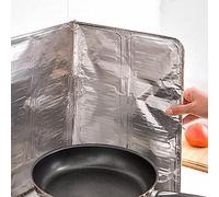 Riuulity Placa de Papel de Aluminio, Deflector Caliente Antiadherente para Cocina, Estufa de Gas, Evita Salpicaduras de Aceite, 2 Paquetes