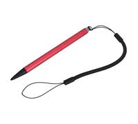 Riuulity Práctico Lápiz Táctil Resistivo con Cable de Resorte para PDA, PC Industrial, Navegador de Coche, 10 Unidades (Rojo)