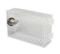 Riuulity Protector de Termostato Universal para Termostato de Pared con Pantalla Acrílica Transparente para Todos los Termostatos en Varios Lugares (Cerradura codificada)