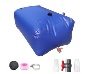 Riuulity Protector Solar Vejiga de Almacenamiento de Agua de Gran Capacidad Plegable 400L/105.67gal Tanque de Agua Resistente Al Envejecimiento para Acampar Emergencia PVC Engrosado (200L)