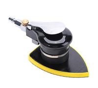 Riuulity Pulidor de Aire con Velocidad Ajustable de 12000rpm (90*130mm) | Bajo nivel de ruido, rectificado eficiente, diseño de metal, adecuado para madera, piedra y pulido de automóviles.