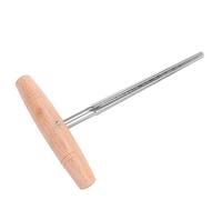 Riuulity Reamer de Agujeros de Uñas de de Guitarra: Herramienta de Alta Resistencia y Portátil para Kit de Guitarra de Bricolaje, Cómodo de Madera, Golpeador de Clavijas de 1 Cm con Manga de