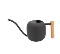 Riuulity Regadera, Regadera de Flores de Gran Capacidad para Interiores y Exteriores, para Plantas de Interior Regaderas de Jardín Caño Largo (Negro)