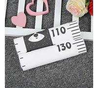 Riuulity Regla de Medida de para Niños con Dibujos Animados Preciosa Regla de para Colgar en la Pared para Decoración del Hogar para Niños y Adultos Madera y Lona 78,7 Pulgadas (C)