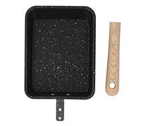 Riuulity Sartén para Tortilla Japonesa, Herramienta de Cocina con Revestimiento Antiadherente de Hierro de Primera Calidad para el Hogar, 14x5,7x1,5 Pulgadas
