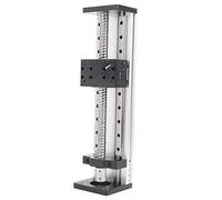 Riuulity Slide Linear Stage 200mm, Mesa Ajustable de 2 Ejes (ECBX1610) | Aluminio de alta precisión, montable en varias máquinas, para motores paso a paso.