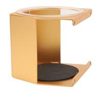 Riuulity Soporte de Taza de RV, Reducción de Ruido de Aleación de Aluminio Bebado de Botella de Agua Multifuncional para Yates de Autocaravana para Botes (GOLD)