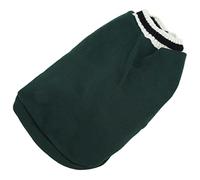 Riuulity Suéter de Punto para Mascotas de Estilo Universitario Clásico, Jersey con Cuello en V, Chaleco para Perros, Gatos, Animales Pequeños, con Tela Gruesa, Suave y Cálida a Prueba de (L)