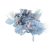 Riuulity Swag Floral Artificial para Boda, Diseño Exquisito para Crear una Atmósfera de Boda Impresionante, 1 Pieza (D)