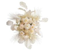 Riuulity Swag Floral Artificial para Boda, Diseño Exquisito para Crear una Atmósfera de Boda Impresionante, 1 Pieza (A)