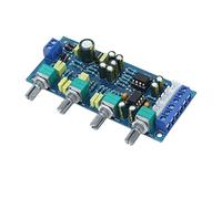 Riuulity Tablero de Control de Tono Preamplificador HiFi para Configuración de Audio en el Hogar Ajustes de Graves Medios Agudos PCB Duradero 1 Unidad