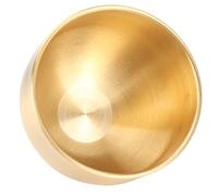 Riuulity Taza de Licor de Latón Elegante Proceso de Trefilado Material de Latón de Primera Calidad Perfecto para Banquetes 2,3 "x 1,8"