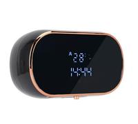 Riuulity Tecnología de Sensor Inteligente Recargable por USB, Espuma sin, Montada en la Pared, para Restaurantes de Oficina en Casa (BLACK)