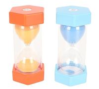 Riuulity Temporizador de de Reloj de para Juegos Infantiles, Aula, Uso en Casa, Oficina, 2 Piezas de Reloj de de 60 Minutos para una Gestión Eficaz del Tiempo, Plástico Azul Cielo y Naranja, 2,6 X