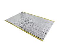 Riuulity Tienda Térmica de Emergencia Refugio de Película de Aluminio Pet Ligero, Plegable y Reutilizable para Senderismo, Camping, Refugio de Supervivencia Portátil para Entusiastas del Aire Libre